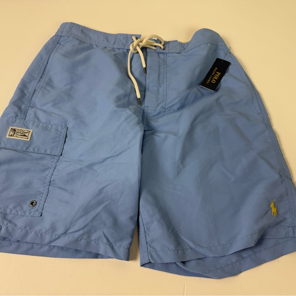Kailua Mesh Brief Swim Trunks Cargo Shorts Polo Ralph Lauren NWT Drawstring New